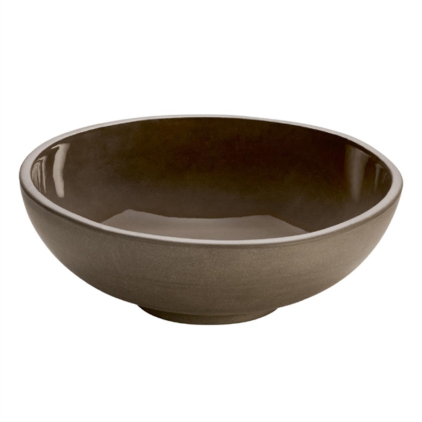 Bauscher ReNew Taupe Bowl Smooth - 140mm (Pack 6) (B2B)