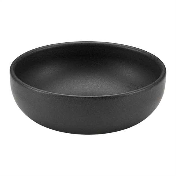 Bauscher Elements Black Bowl - 120mm (Pack 6) (B2B)