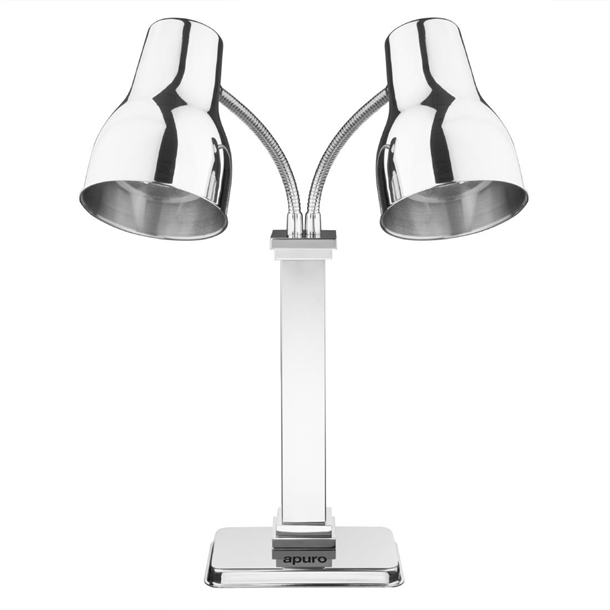 Apuro Carving Station Double Heating Lamp Stainless Steel - 500watt