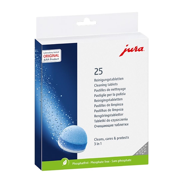 Jura 3-Phase Cleaning Tablets (Pack 25)