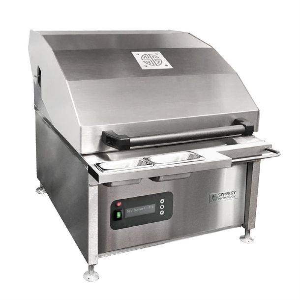Synergy STCGO600 Chargrill Oven w/Lid Slow Cook Shelf & Rail Nat Gas (B2B)