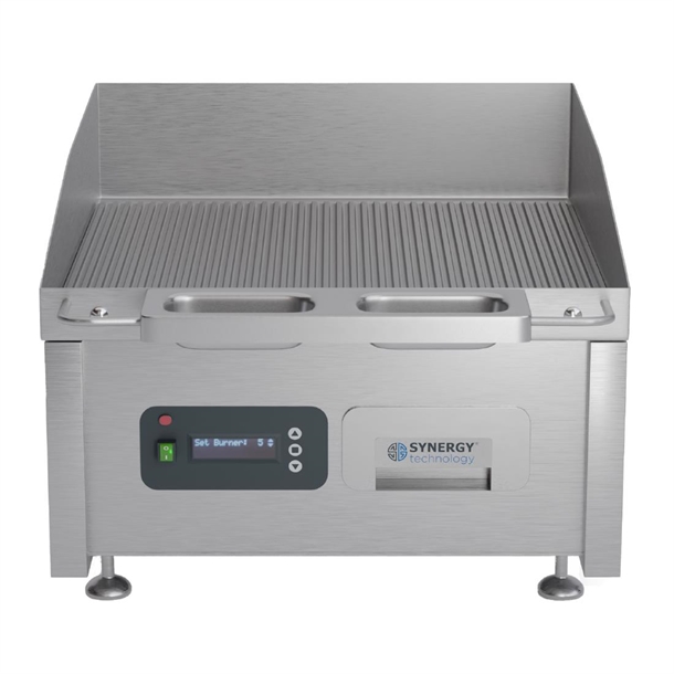 Synergy GRID600E-R Electric Griddle w/Ribbed Steel Top & Garnish Rail (B2B)