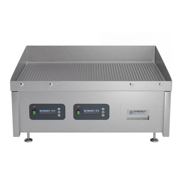 Synergy GRID900E-R Electric Griddle w/Ribbed Steel Top & Garnish Rail (B2B)