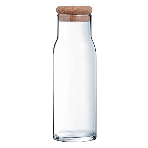 Luminarc Funambule Carafe & Cork Lid - 1Ltr (Pack 6) (B2B)