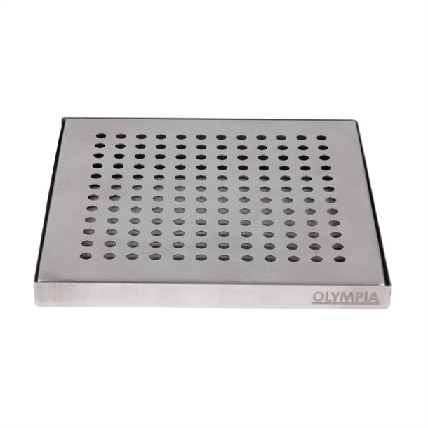 Olympia Drip Tray Stainless Steel - 150x150mm