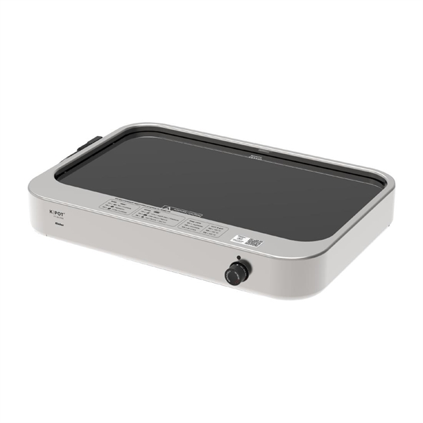 Rieber Glass Ceramic Hob Stainless Steel GN 1/1 2.2kW (Direct)