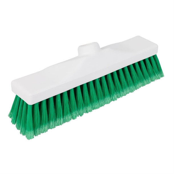 Jantex Soft Hygiene Broom Green - 300mm 12"