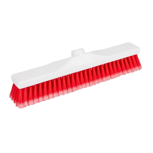 Jantex Soft Hygiene Broom Red - 400mm 16"