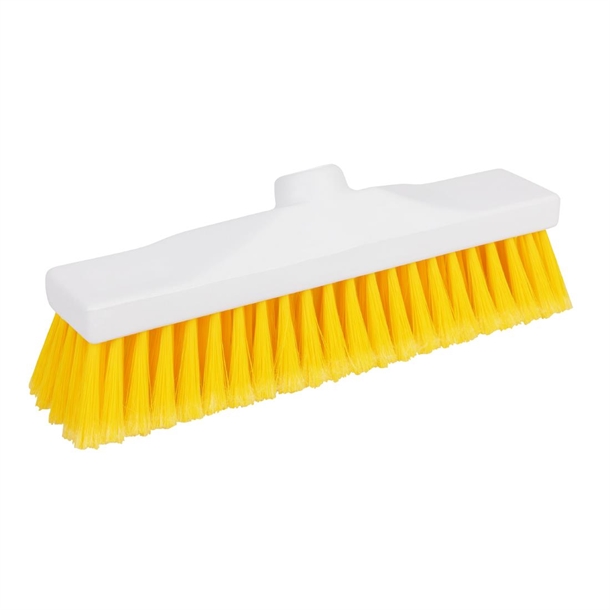 Jantex Soft Hygiene Broom Yellow - 300mm 12"