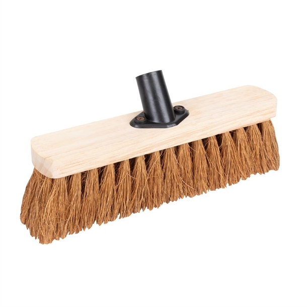 Jantex Soft Coco Wooden Broom Head - 12"