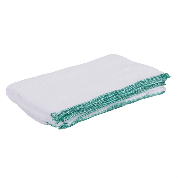 Jantex Green Dish Cloths - 400x300mm (Pack 10)