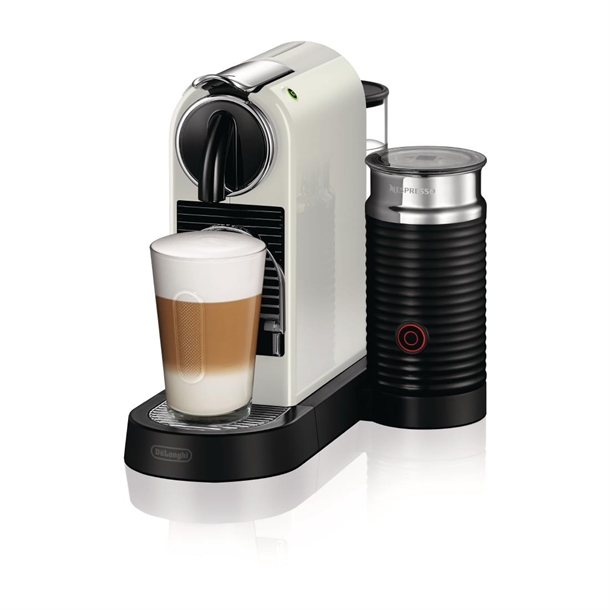 Nespresso CitiZ by De'Longhi & Aeroccino3 Milk Frother White EN267