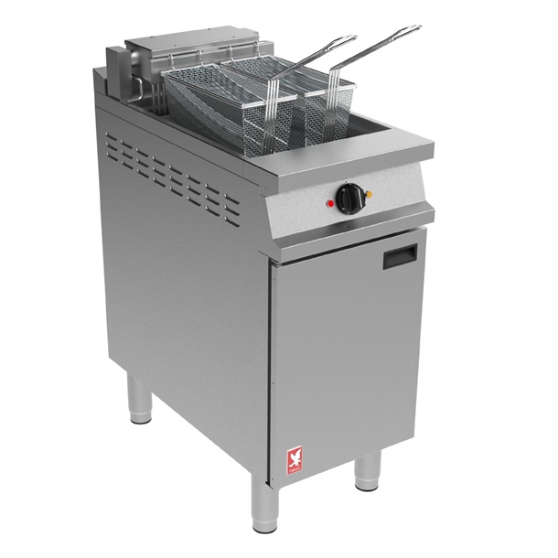 Falcon DominatorPlus E3840 1 Pan 2 Basket Electric Fryer On Castors 3PH (B2B)
