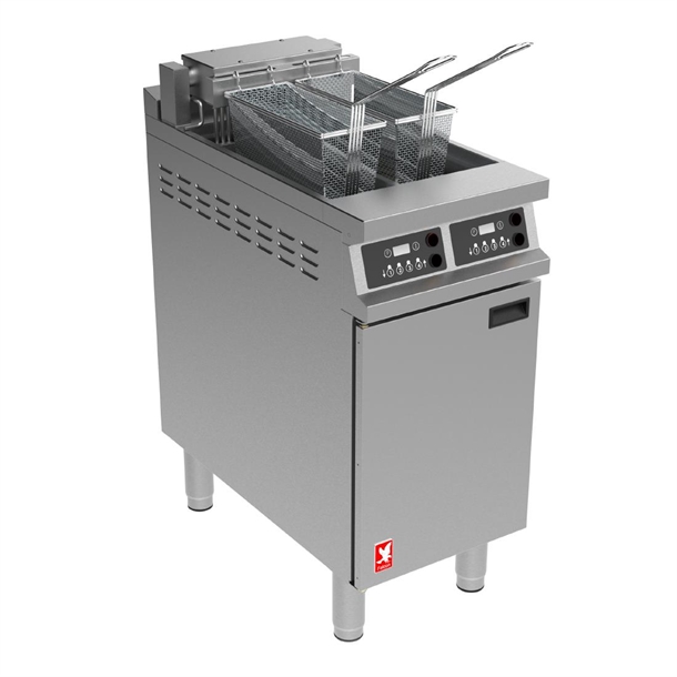 Falcon DominatorPlus E3845F2XP 2 Pan Elec Fryer w/Filtration&Angel Fryer (B2B)