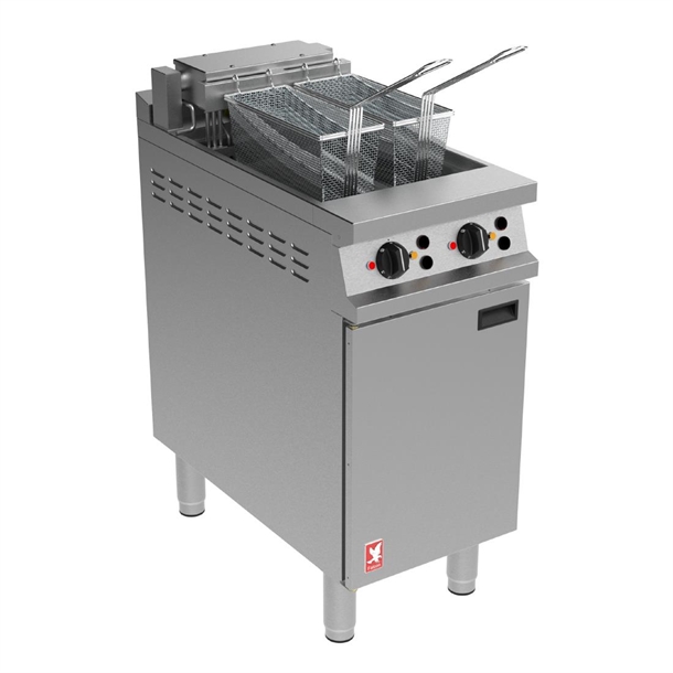 Falcon DominatorPlus E3845FX 2 Pan Elec Fryer w/Filtration & Angel Fryer (B2B)
