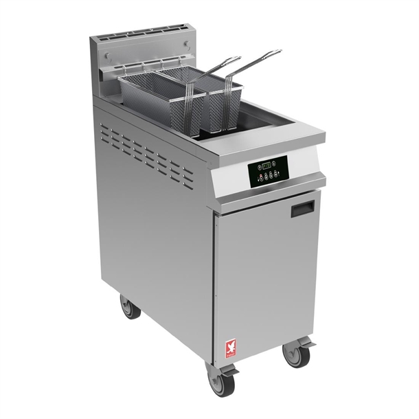 Falcon DominatorPlus G3840P 1 Pan 2 Basket Prog LPG Fryer On Castors (Direct)