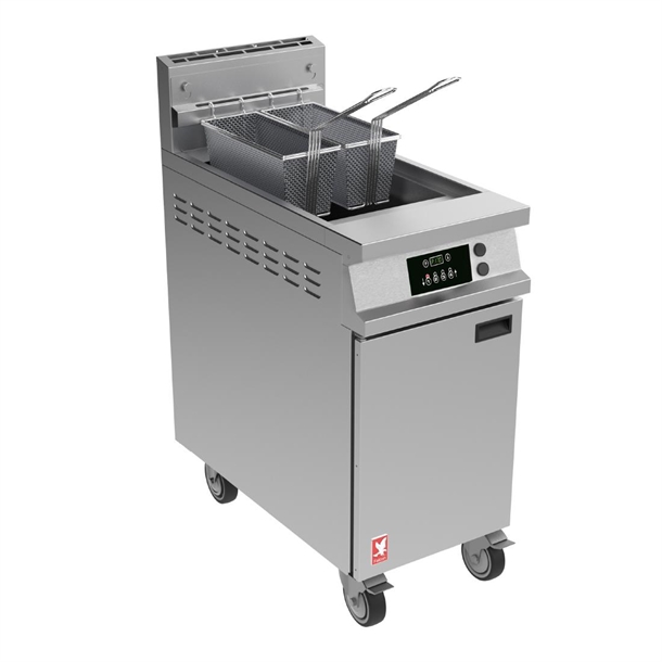 Falcon DominatorPlus G3840XP 1Pan 2Basket LPG Angel Fryer Sensor Castors (B2B)