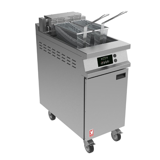 Falcon DominatorPlus E3840XP 1 Pan 2 Basket Elec Angel Fryer-Castors (Direct)