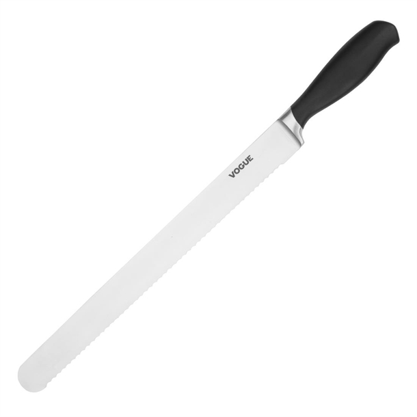 Vogue Soft Grip Gezahntes Schneidemesser 30cm