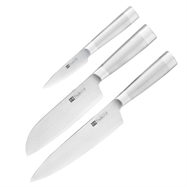 Vogue Tsuki Series 8 Three Piece Knife Gift Set