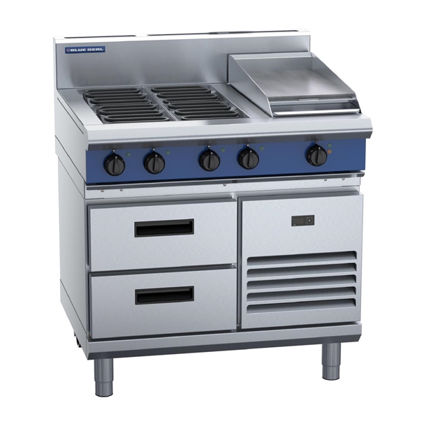 Blue Seal Evolution Series E516C-RB RF Base Electric Cooktop - 900mm (Direct)