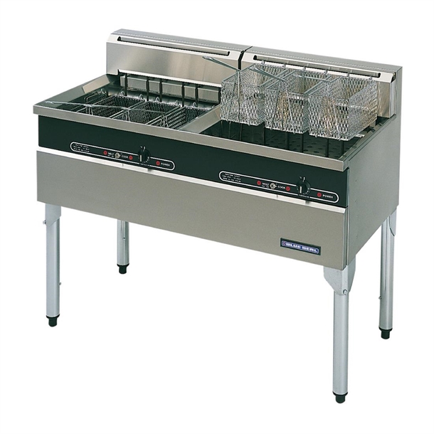 Blue Seal Evolution Series E604 Fish Fryer Twin Pan - 1200mm (Direct)