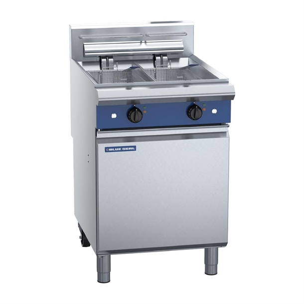 Blue Seal Evolution Series E66 Fryer Twin Pan - 600mm (Direct)