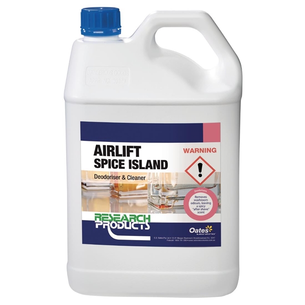 Oates Professional Airlift Spice Island Deodouriser & Neutraliser- 5Ltr