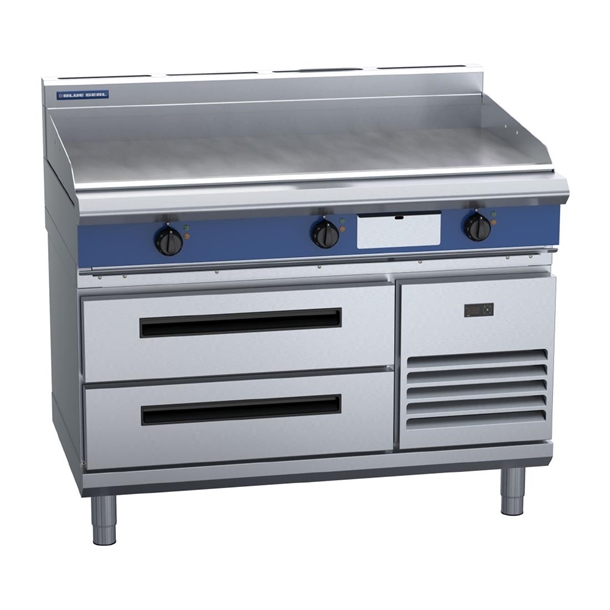 Blue Seal Evolution Series EP518-RB RF Base Electric Griddle - 1200mm (Direct)