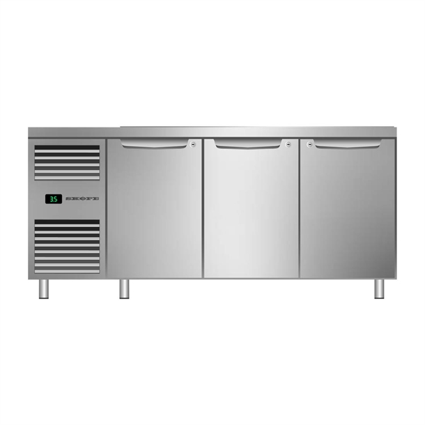 Skope ProSpec PG13.PPS.3.SD 3 Solid Door Salad Prep Fridge GN 1/3 (Direct)