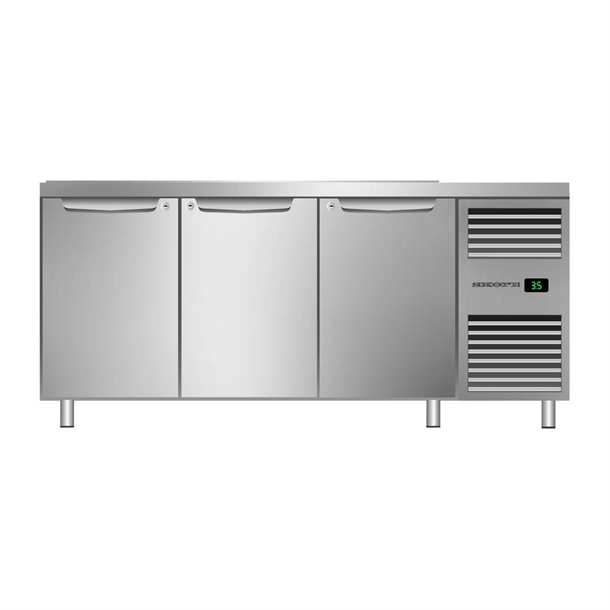 Skope ProSpec PG13.PPS.3.SD.RH 3 Solid Door Salad Prep RH Fridge GN 1/3 (Direct)