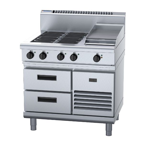 Waldorf 800 Series RN8603E-RB Refrigerated Base - 900mm (Direct)
