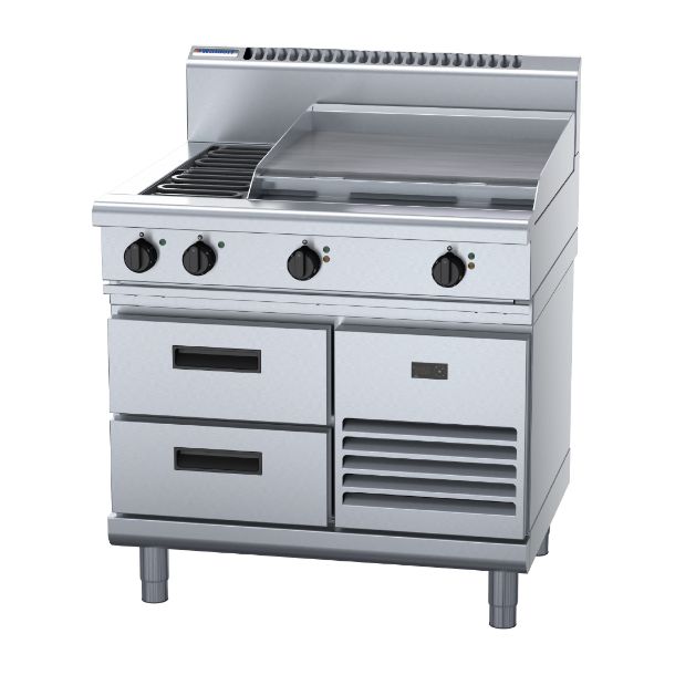 Waldorf 800 Series RN8606E-RB Refrigerated Base - 900mm (Direct)