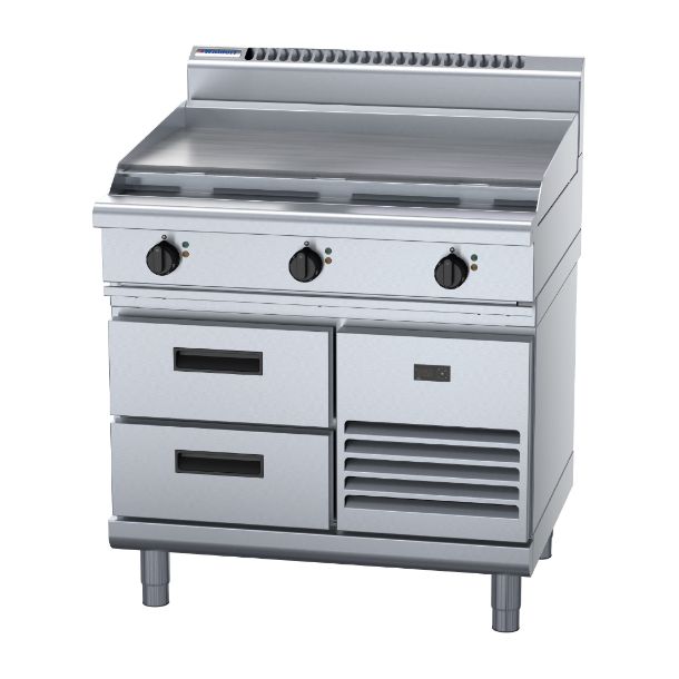 Waldorf 800 Series RN8609E-RB Refrigerated Base - 900mm (Direct)