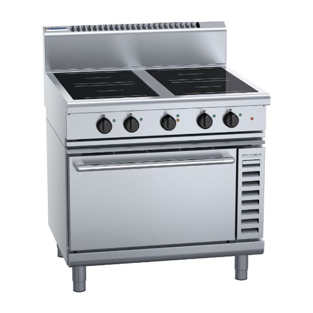 Waldorf 800 Series IN8410ECR5 Induction Range Convection Oven - 900mm (Direct)