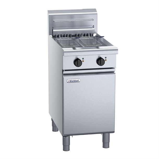 Waldorf 800 Series FN8224E Electric Fryer Twin Pan - 450mm (Direct)