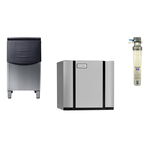 Ice-O-Matic Modular IceCube Maker 132kg e/24hr with 110kg Bin & Filter (Direct)