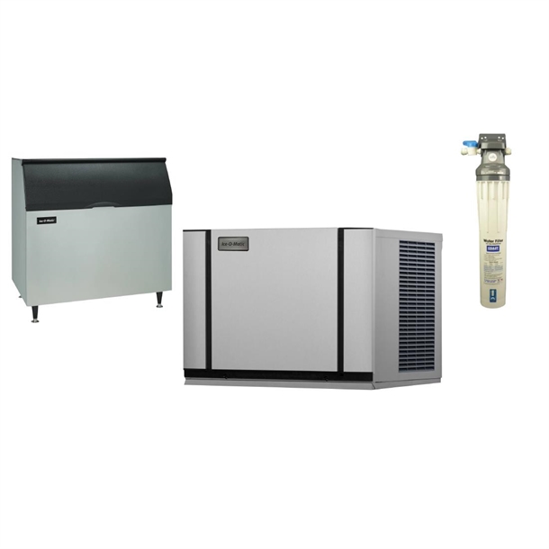 Ice-O-Matic Modular IceCube Maker 265kg e/24hr with 388kg Bin & Filter (Direct)