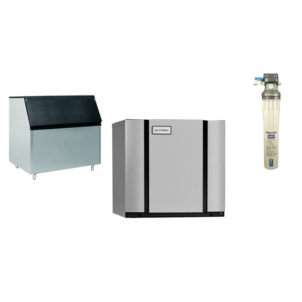 Ice-O-Matic Modular IceCube Maker 425kg e/24hr with 460kg Bin & Filter (Direct)