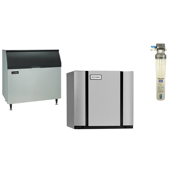 Ice-O-Matic Modular IceCube Maker 425kg e/24hr with 388kg Bin & Filter (Direct)