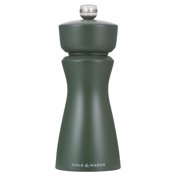 Cole & Mason Kenton Rubberwood Salt & Pepper Mill - Rosemary - 60x60x150mm