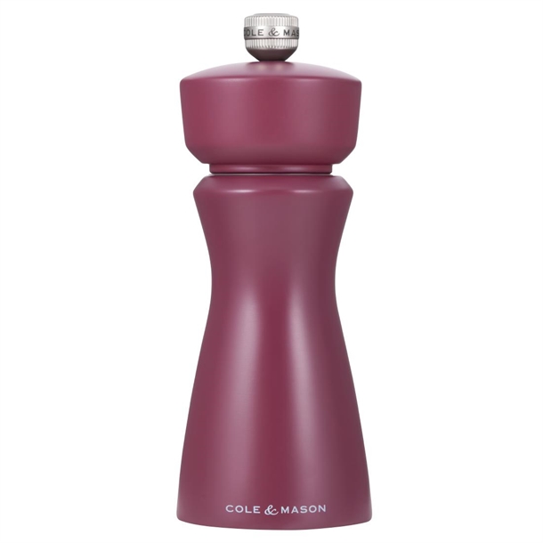 Cole & Mason Kenton Rubberwood Salt & Pepper Mill - Sichuan Pepper - 60x60x150mm