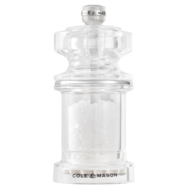 Cole & Mason 675 Acrylic Salt Mill - 540x540x118mm