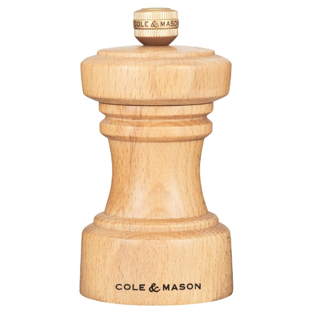 Cole & Mason Hoxton Pepper Mill - Natural Beechwood - 104mm