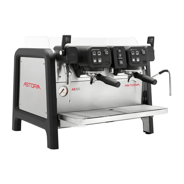 Astroia AB200 Compact 2 group Coffee Machine Black (Direct)