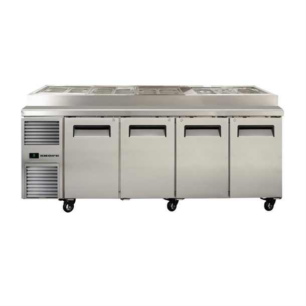 ReFlex 4 Solid Door GN Compatible Pizza Preparation Fridge (Direct)