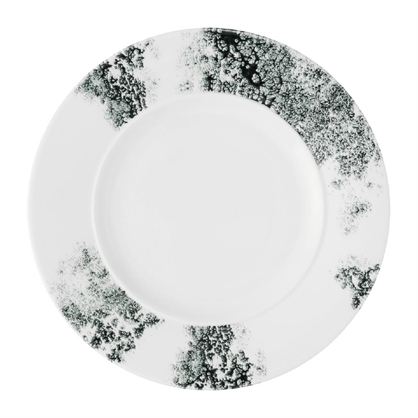 Ambience Smoke Black Standard Rim Plate - 215mm (Pack 6) (B2B)