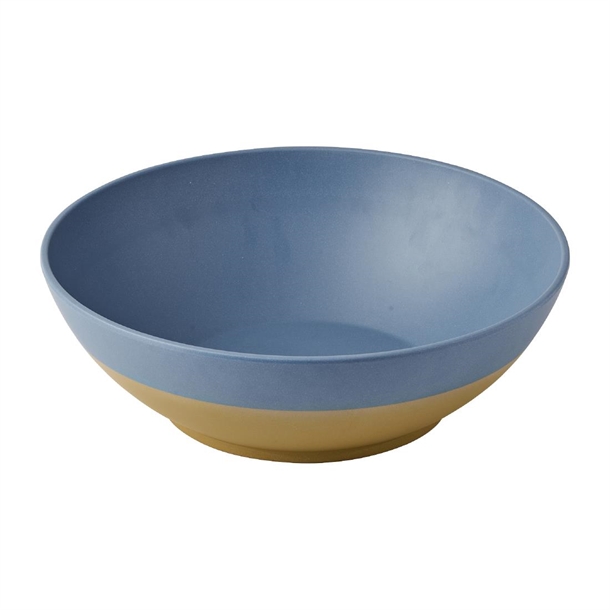 Emerge Oslo Blue Melamine Deep Bowl - 360mm (Pack 2) (Direct)