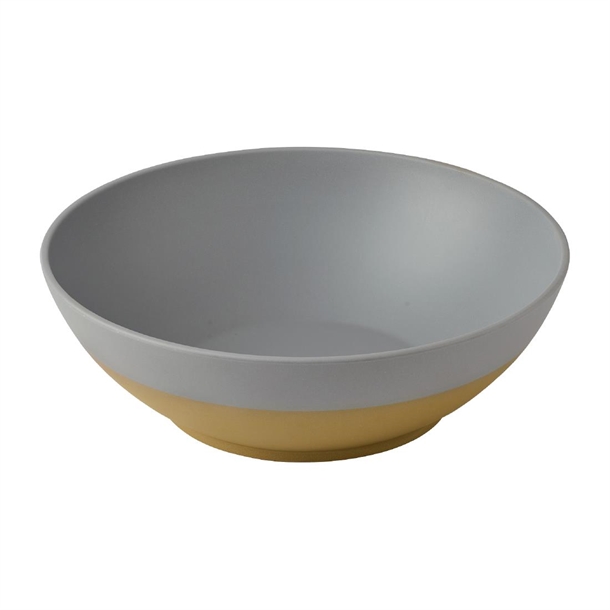 Emerge Seattle Grey Melamine Deep Bowl - 360mm (Pack 2) (Direct)