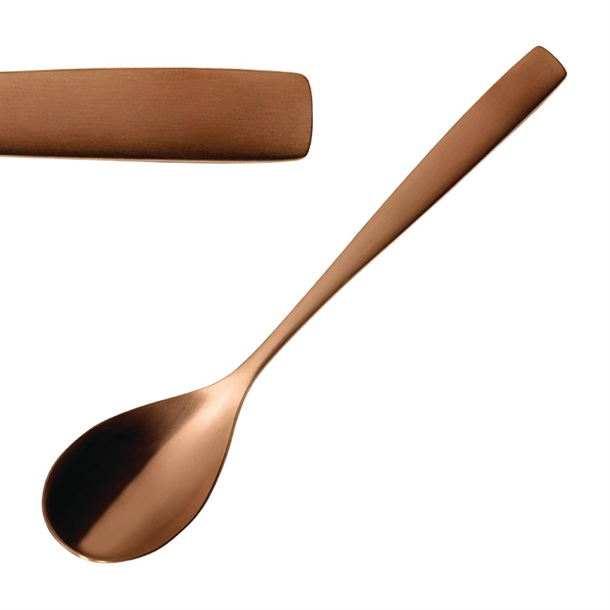 Bcn Copper Dessert Spoon (Pack 12) (B2B)